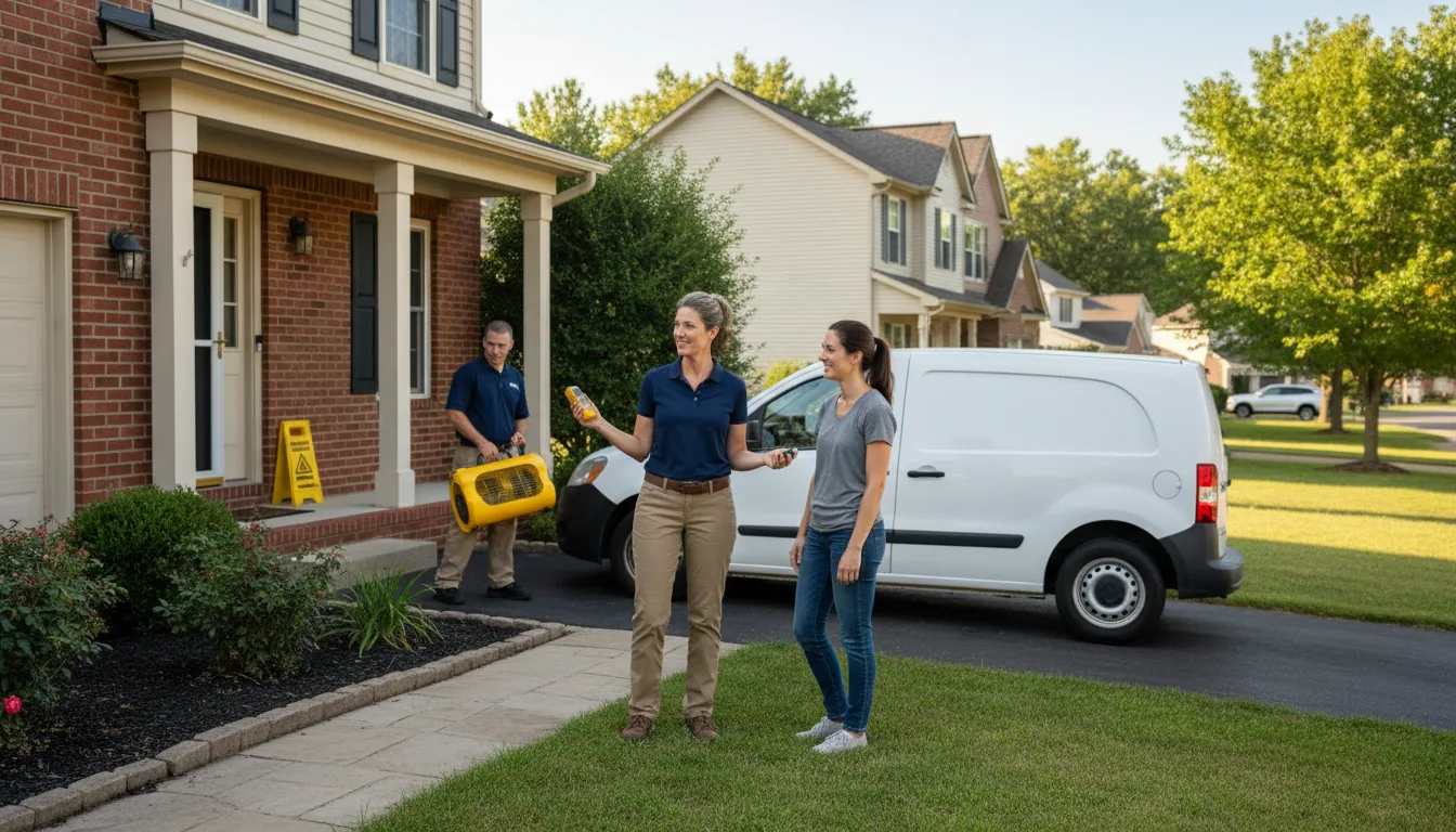 Water restoration image for Dehumidification And Cleanup Services in Miltonvale, KS